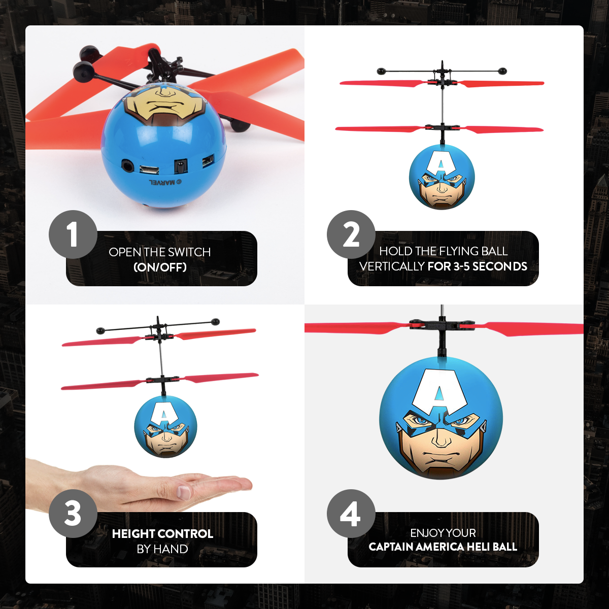 Pelotas de helicóptero Marvel®