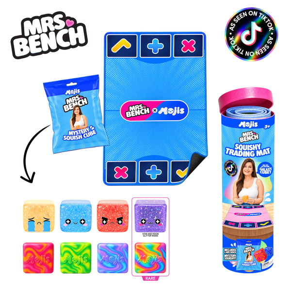 Mrs Bench Official Licensed Squishy & Fidget Trading Mat w/ Special Squishy