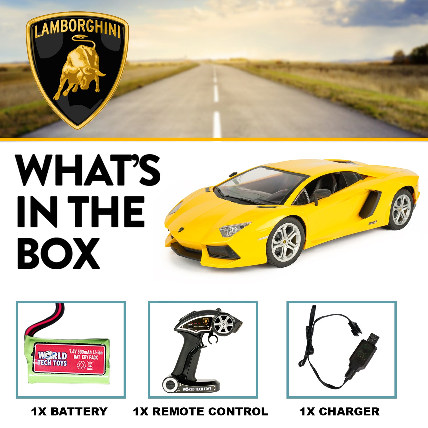 Coche RC Lamborghini Aventador [1:10] 