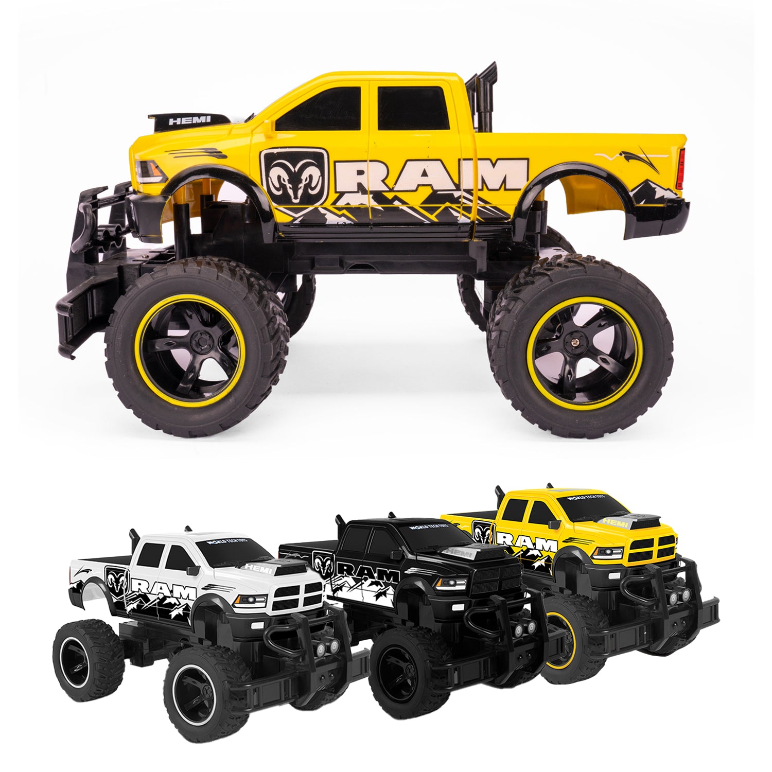 Camión monstruo a control remoto Dodge Ram 1:14 RTR
