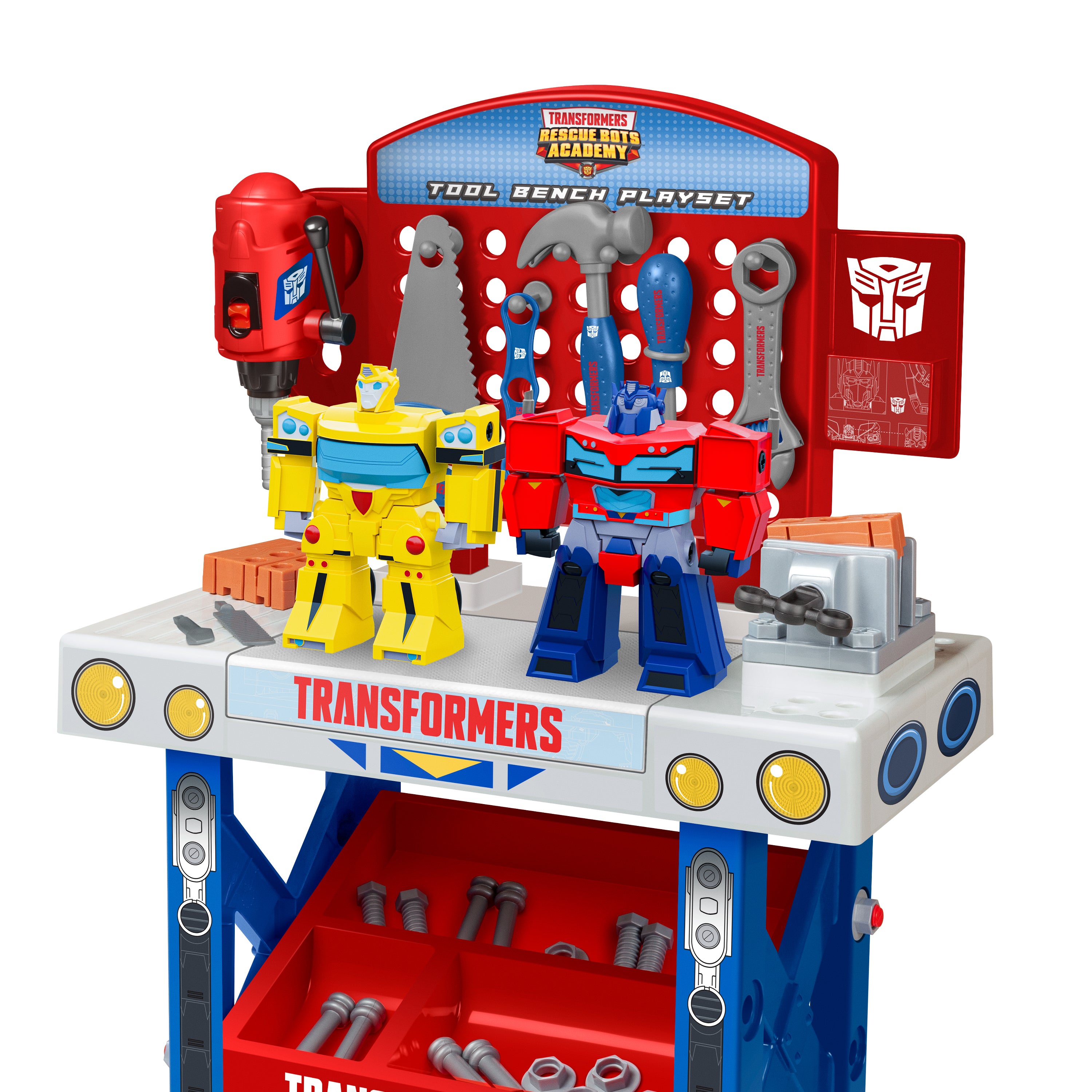 Banco de herramientas de Spider-Man con coche desmontable (84 piezas)