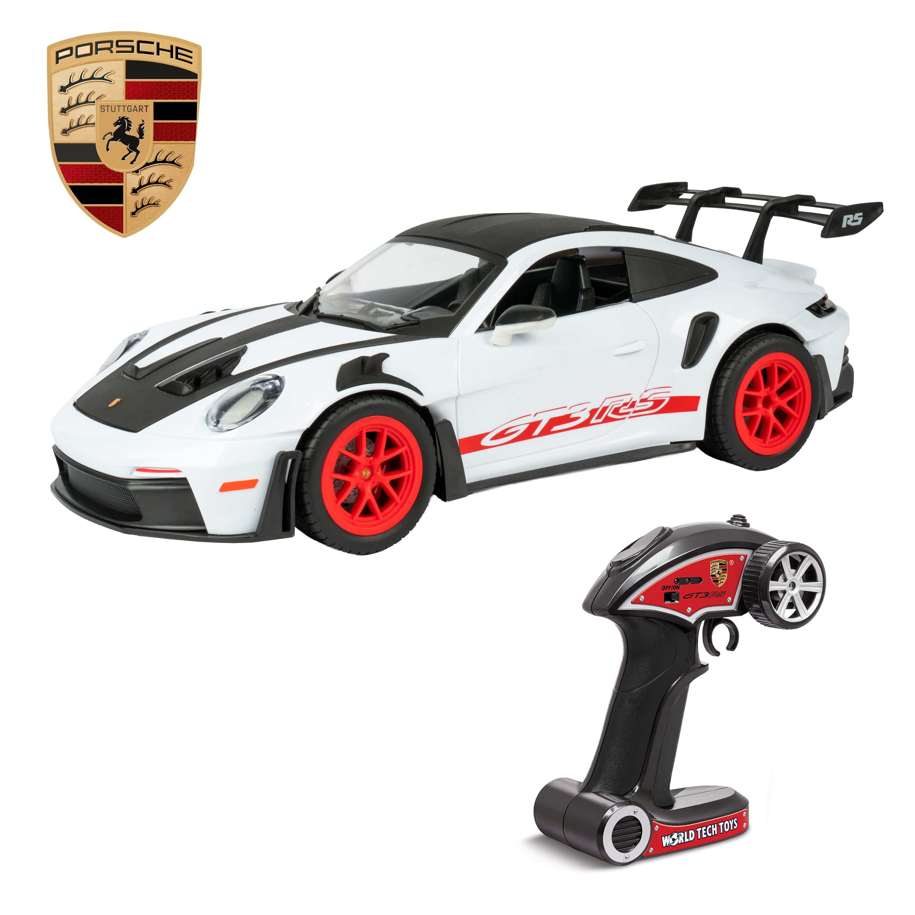 1:10 Porsche GT3 RS 2.4Ghz RC Car with Rechargeable Battery