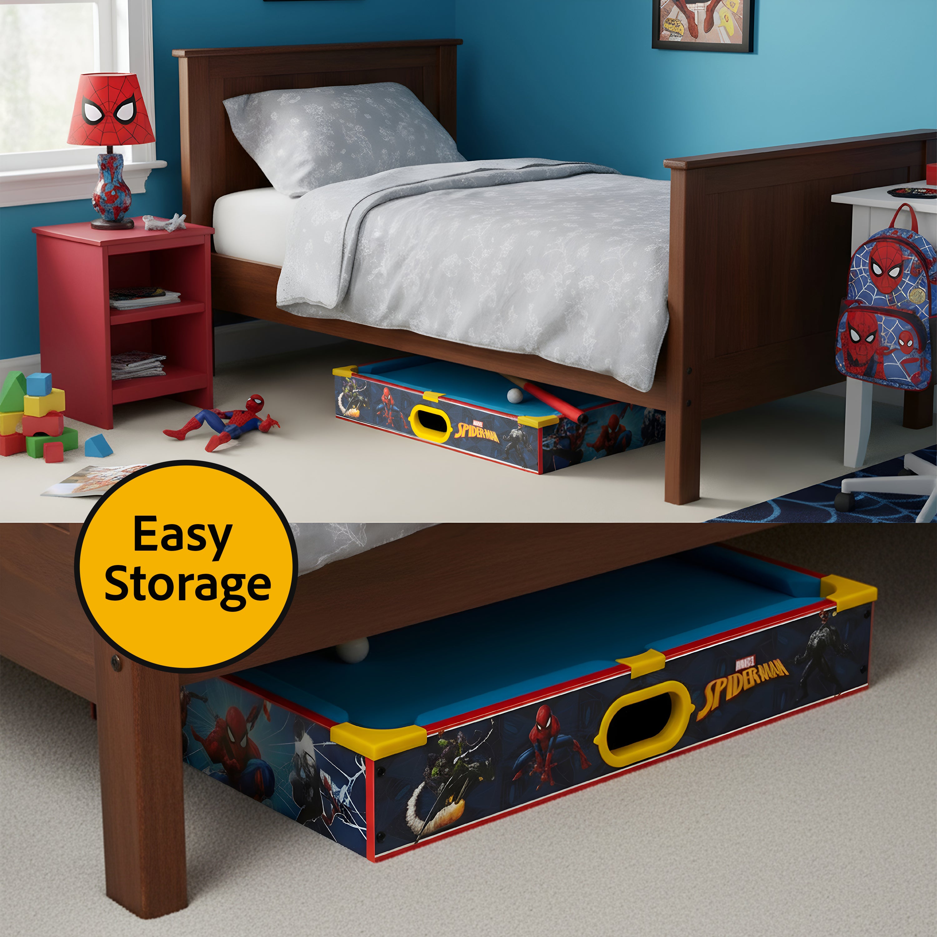 Mesa de billar de madera de Spider-Man