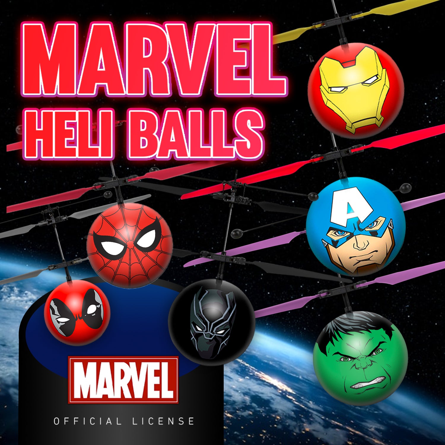 Pelotas de helicóptero Marvel®