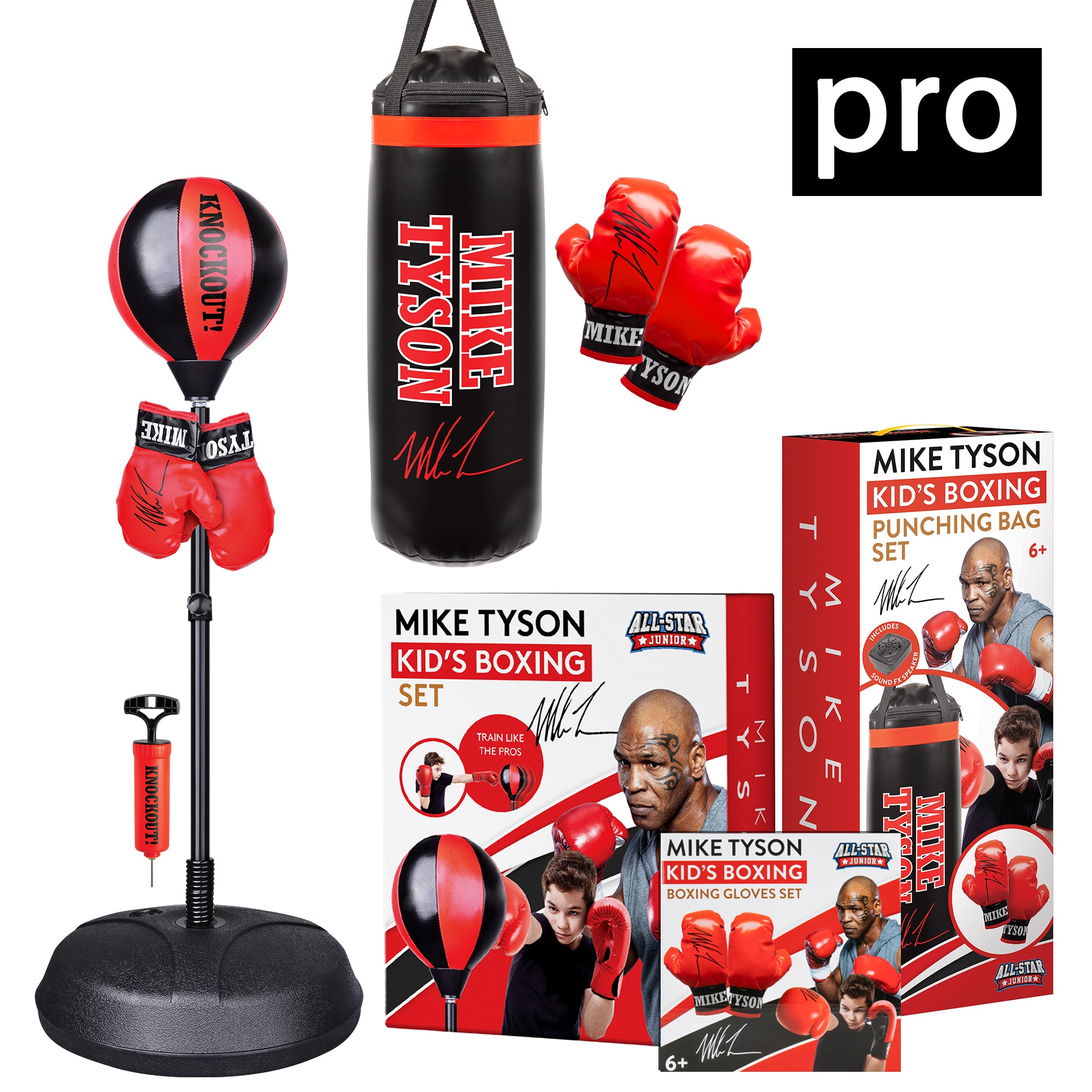 Set de boxeo para niños de Mike Tyson