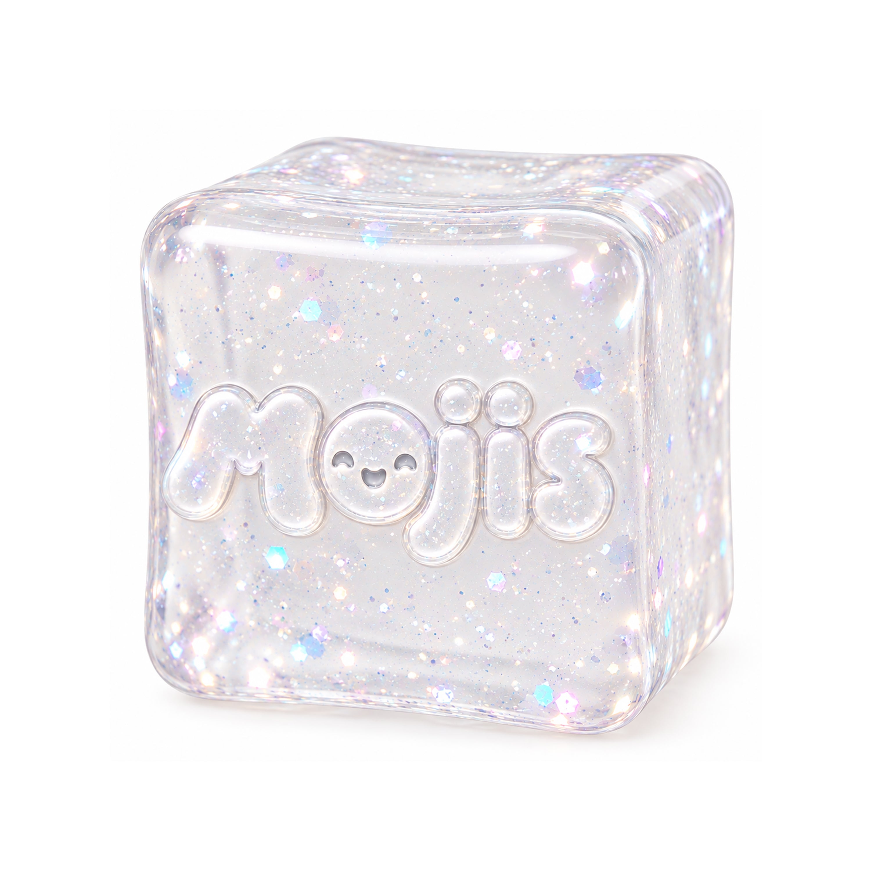 Mojis Glitter Ice Swirls Glow Squishes 6pack