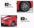Ferrari 458 Speciale A 27 MHz con licencia Rastar 1:24 RTR Electr