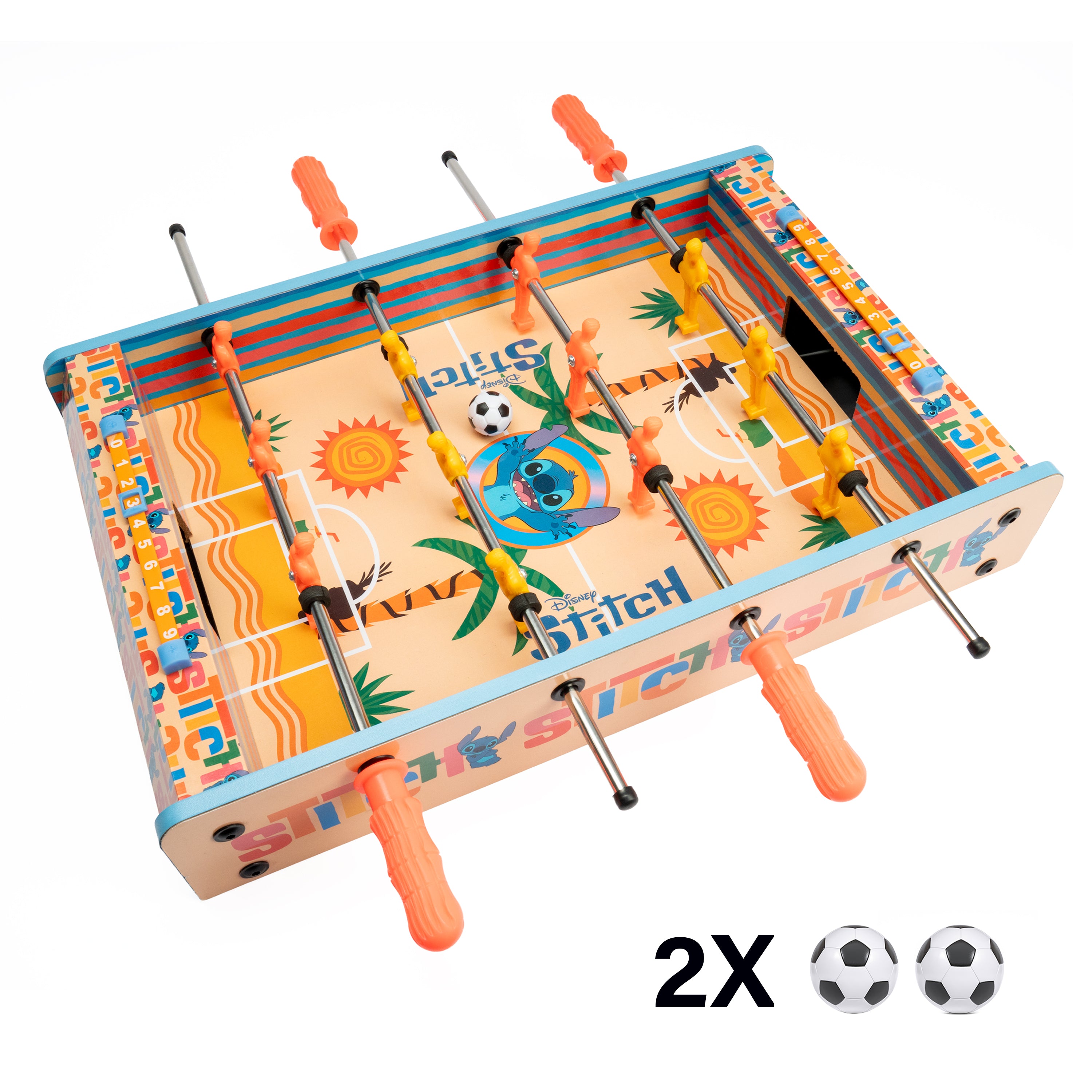 Juego de futbolín de madera Stitch