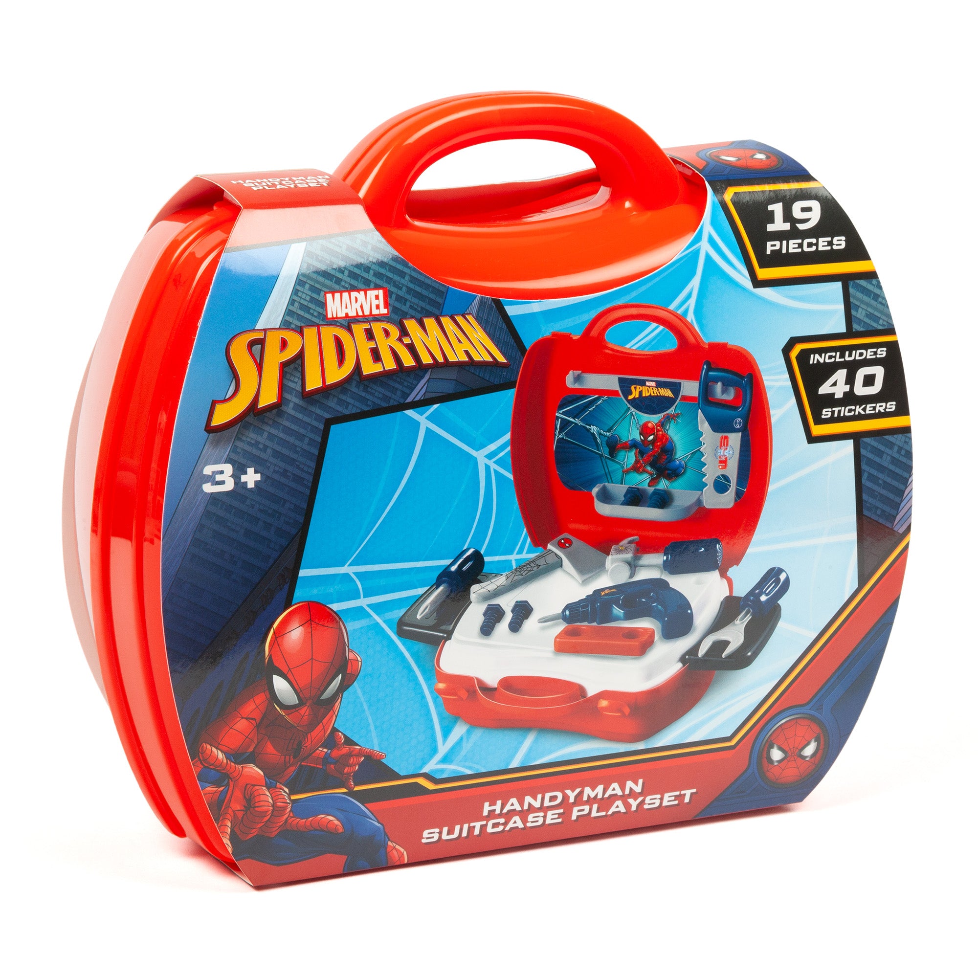 Maleta de herramientas de Spider-Man Handyman de 19 piezas