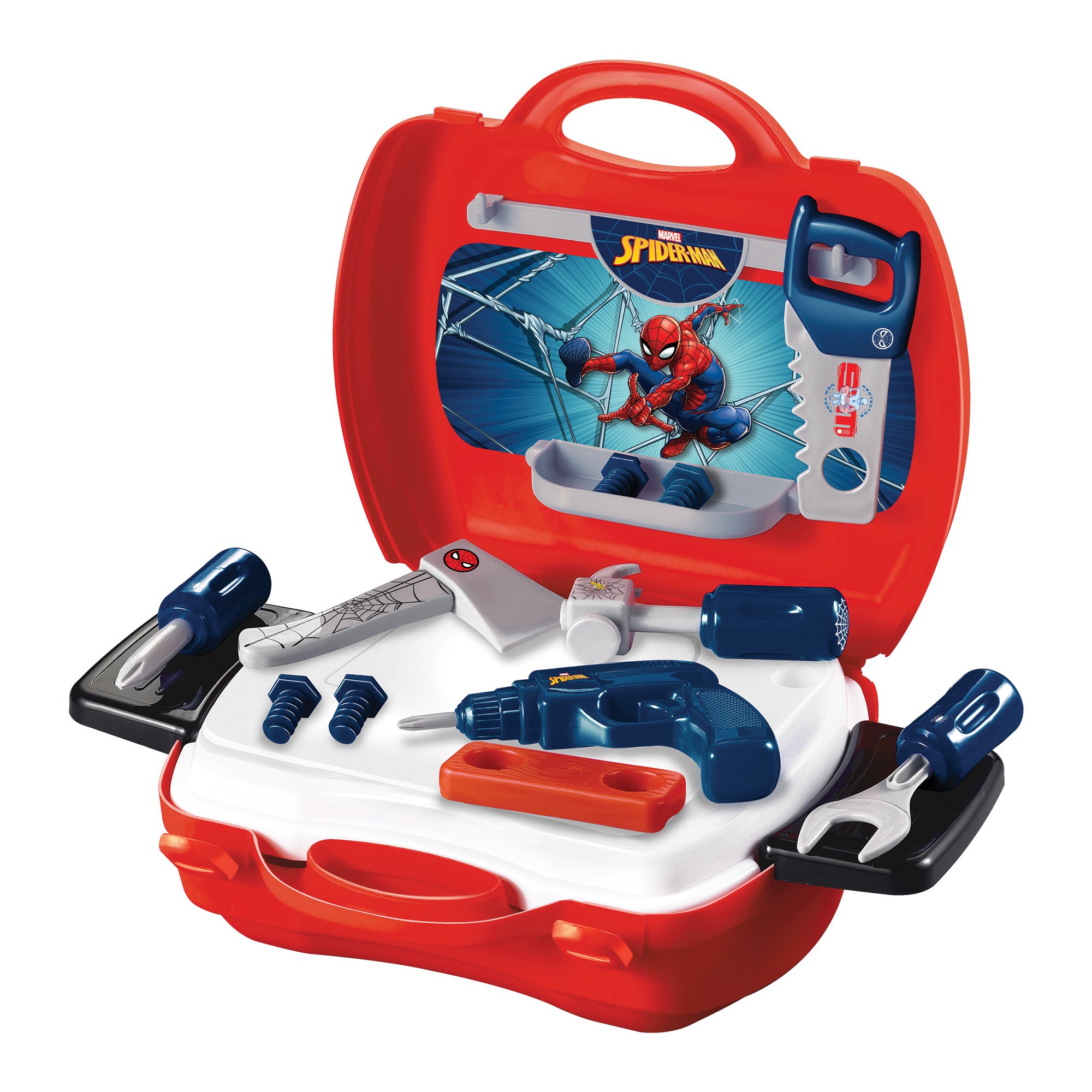 Maleta de herramientas de Spider-Man Handyman de 19 piezas