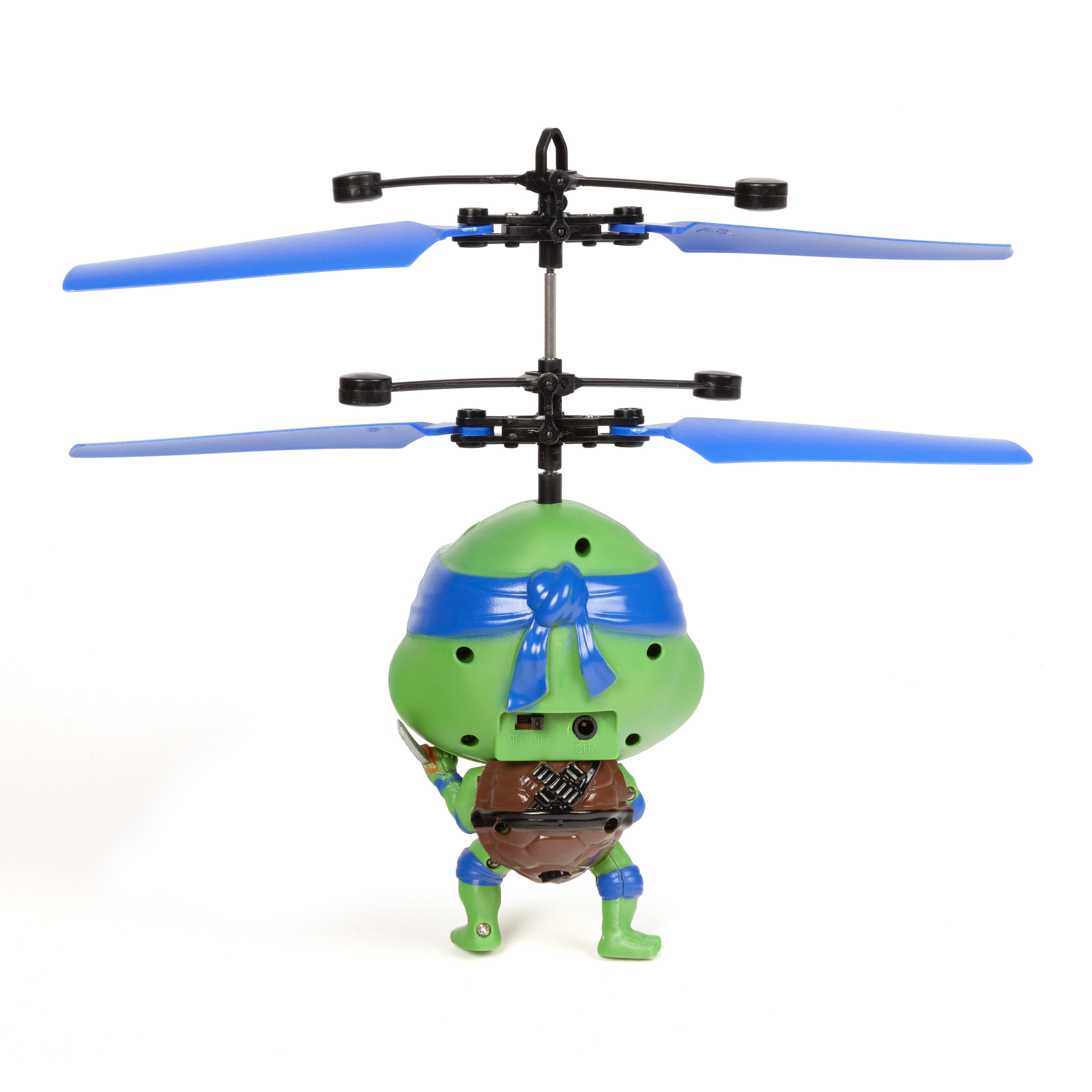 TMNT Mutant Mayhem Leonardo OVNI de cabeza grande