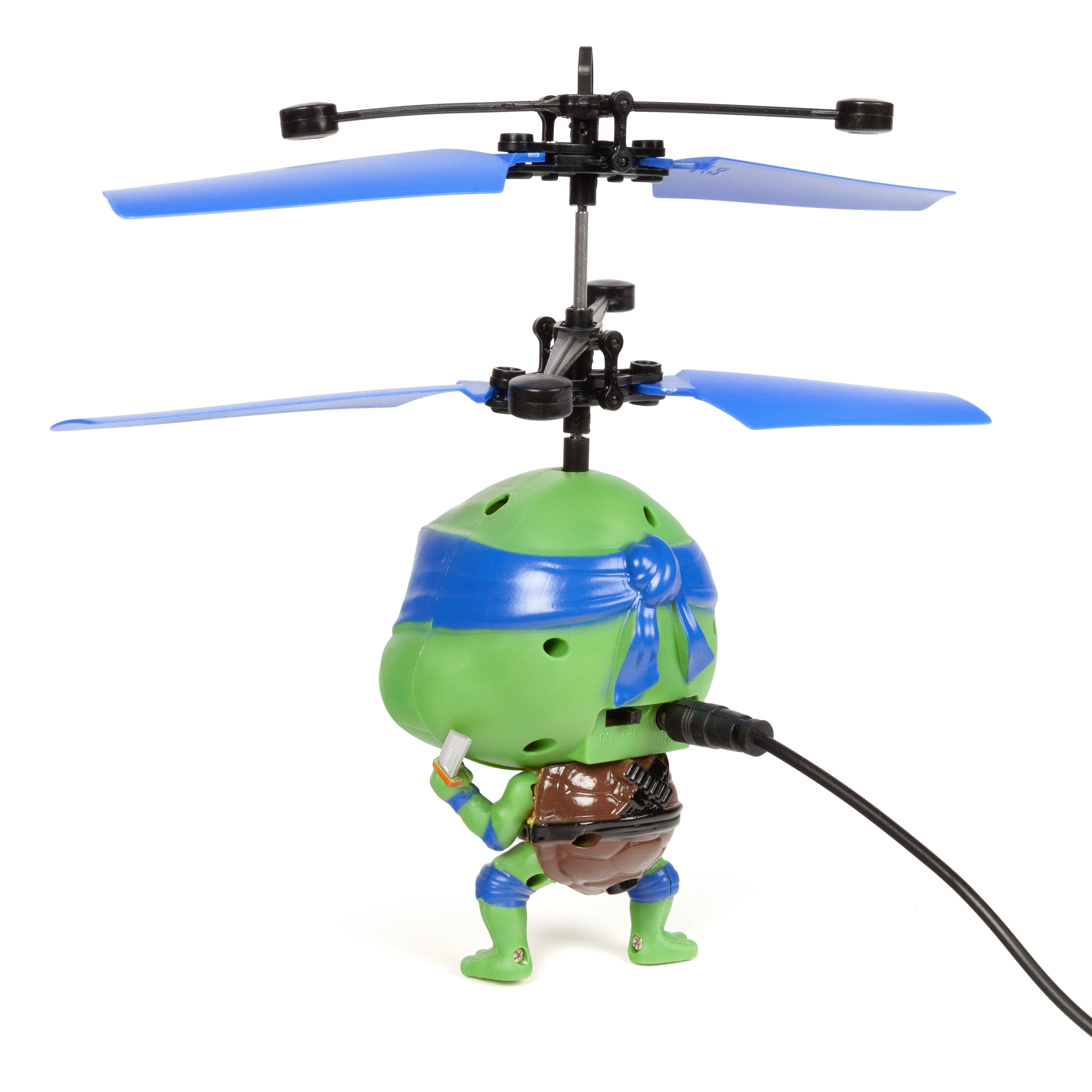 TMNT Mutant Mayhem Leonardo OVNI de cabeza grande