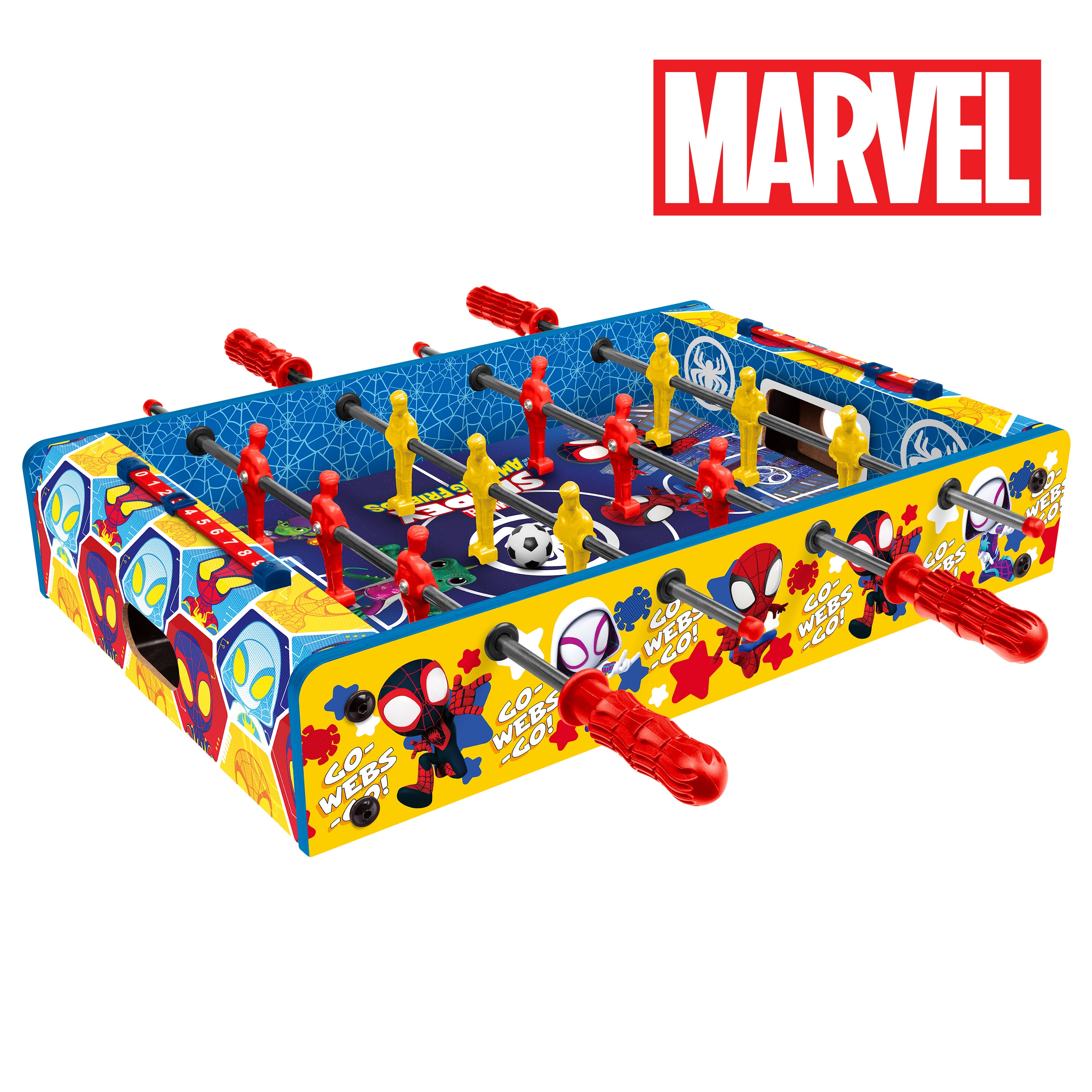 Juego de futbolín de mesa Spidey y sus increíbles amigos