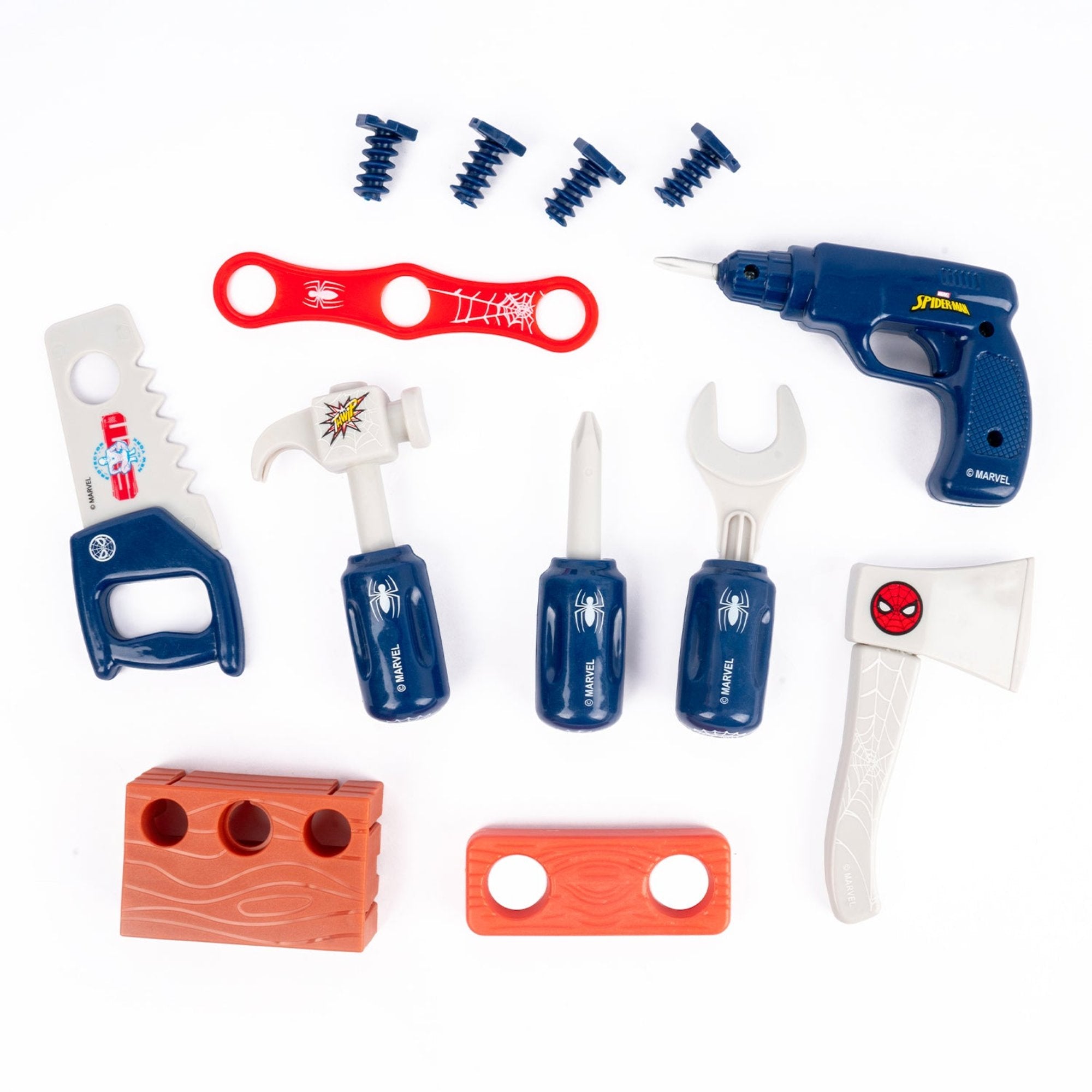Maleta de herramientas de Spider-Man Handyman de 19 piezas