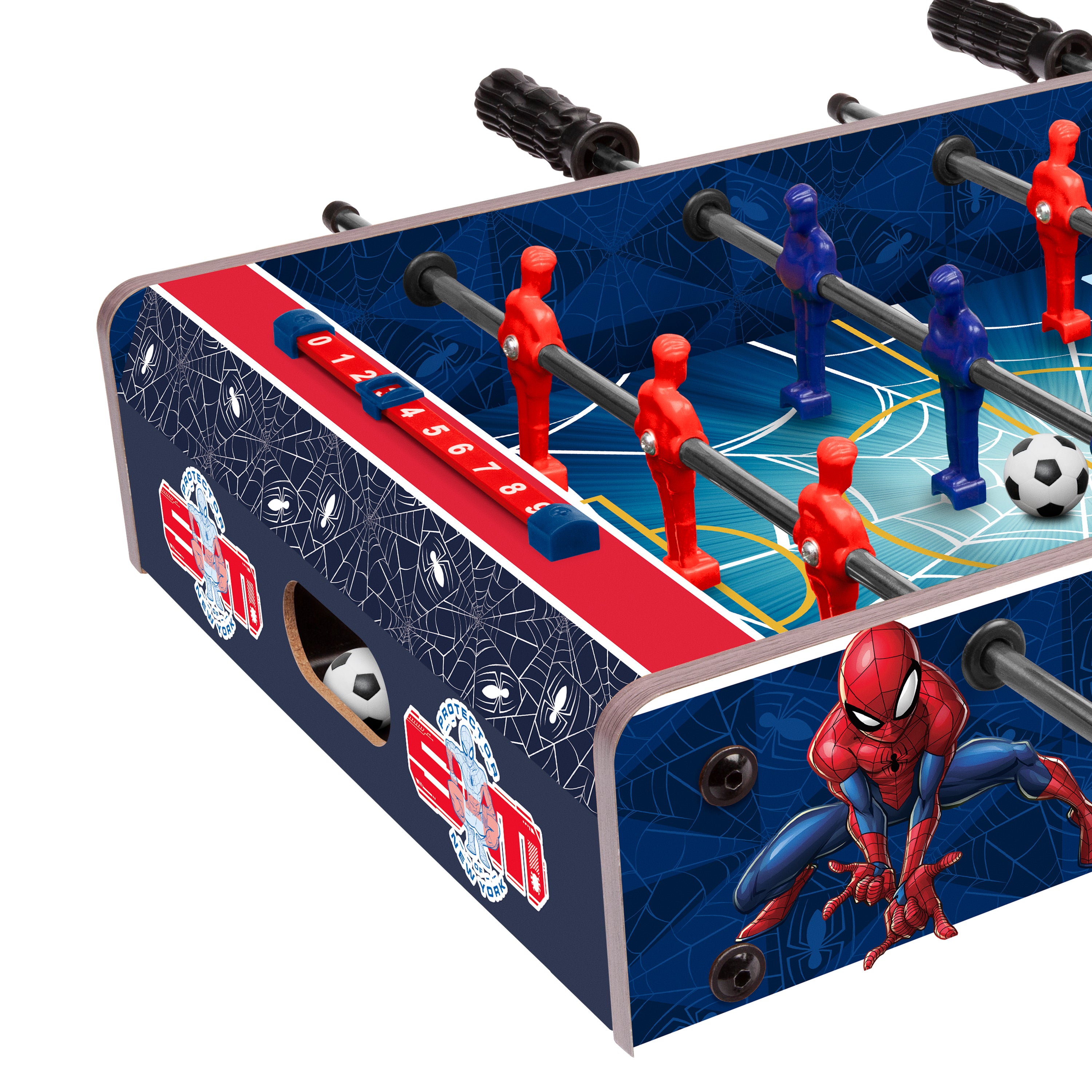Juego de futbolín de mesa Spider-Man