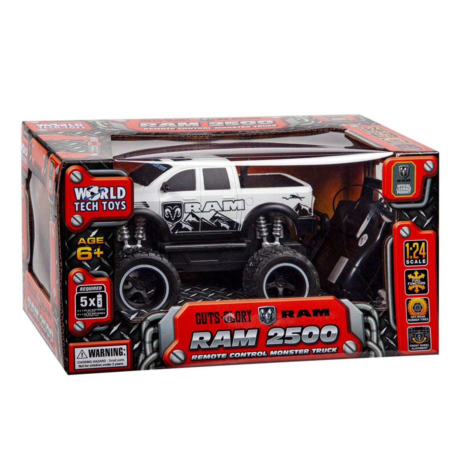 Camión monstruo eléctrico a control remoto Ram 2500 RTR 1:24