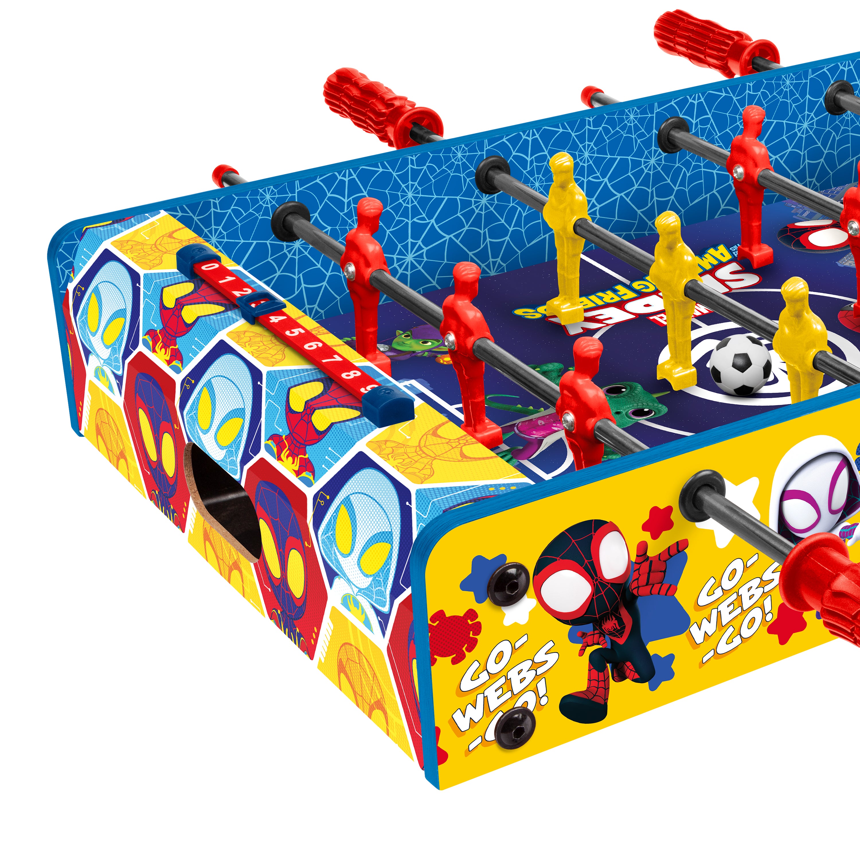 Juego de futbolín de mesa Spidey y sus increíbles amigos