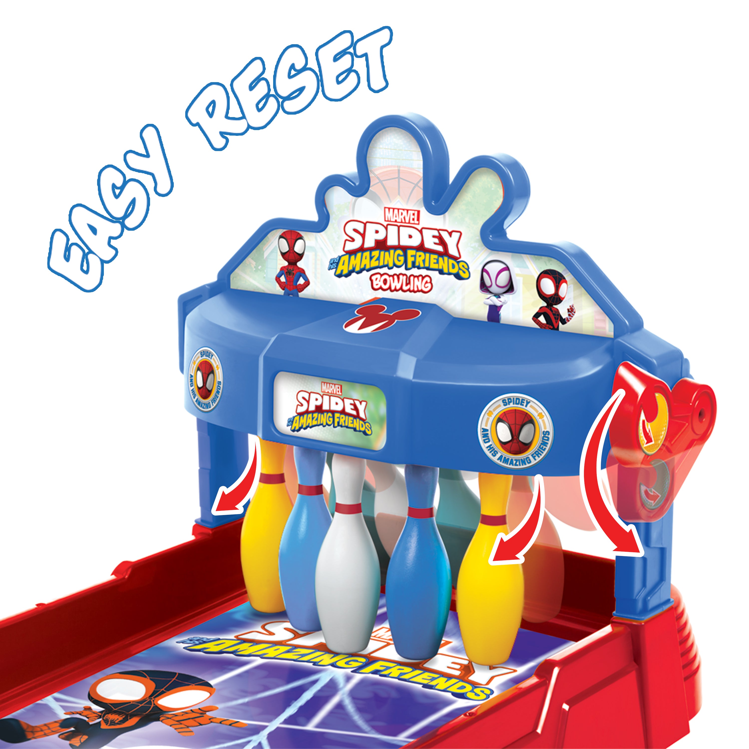 Spidey & his Amazing Friends Tabletop Bowling Play Set