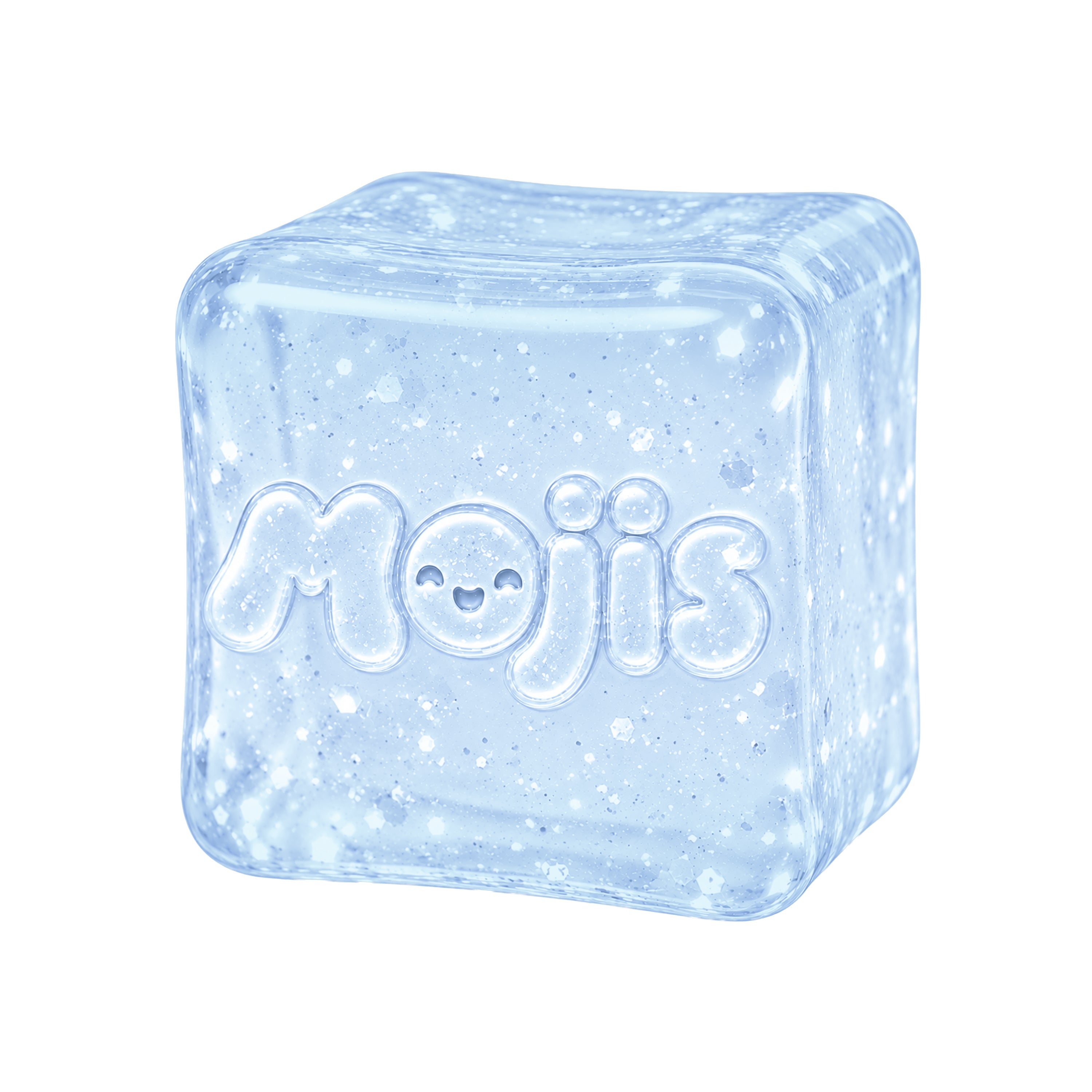 Mojis Glitter Ice Swirls Glow Squishes 6pack