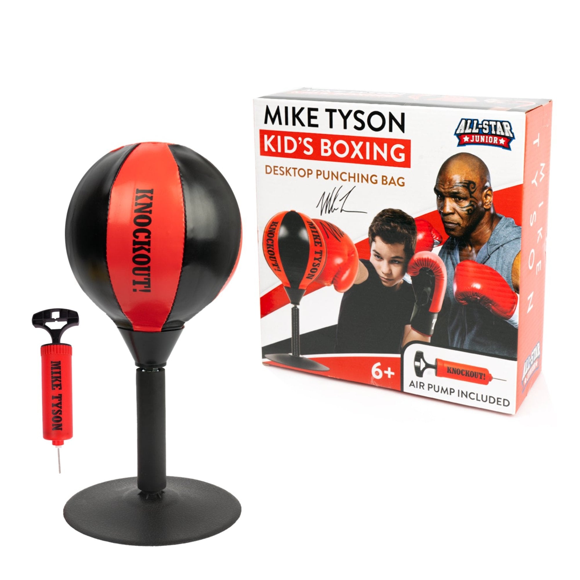 Saco de boxeo de escritorio para niños de Mike Tyson