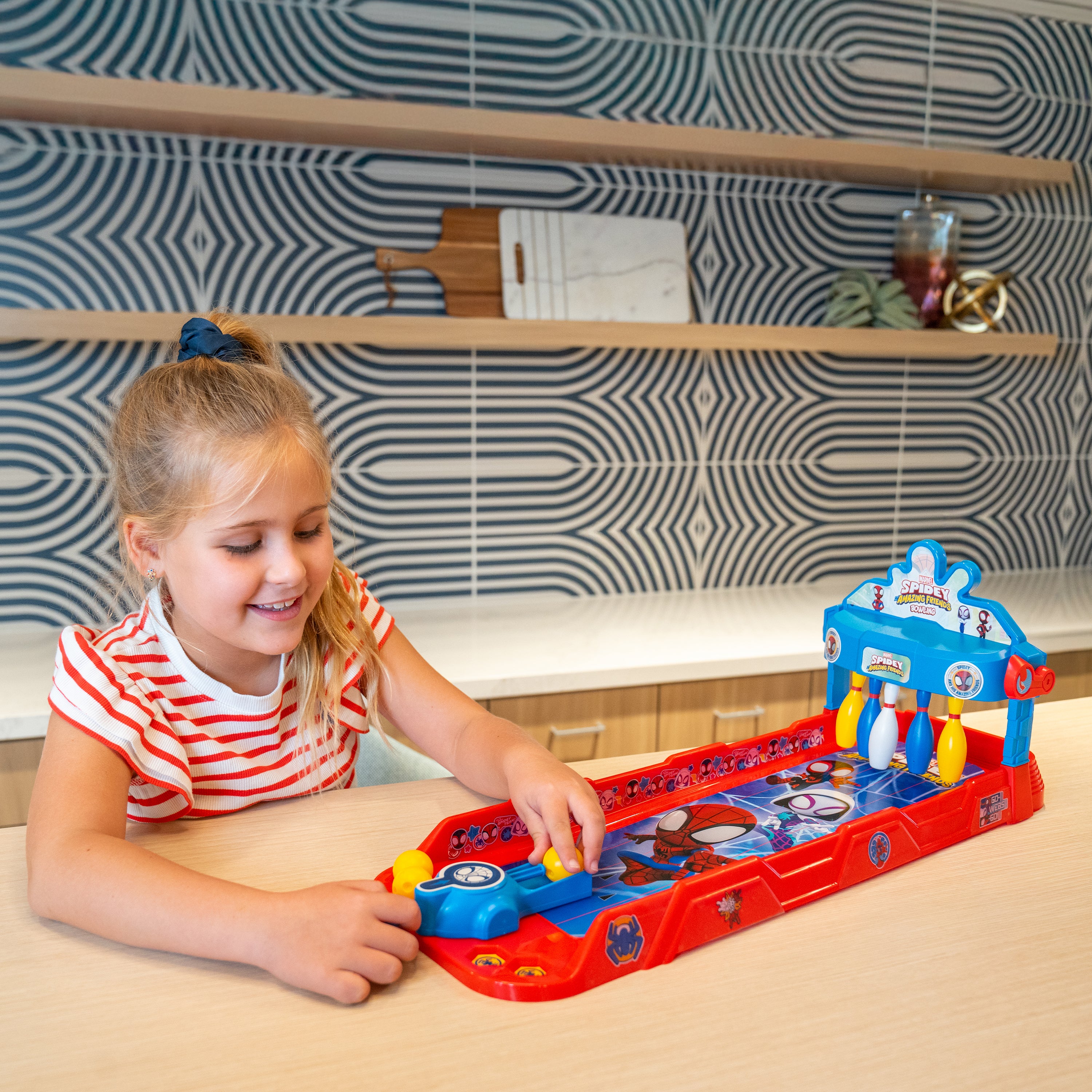 Spidey & his Amazing Friends Tabletop Bowling Play Set