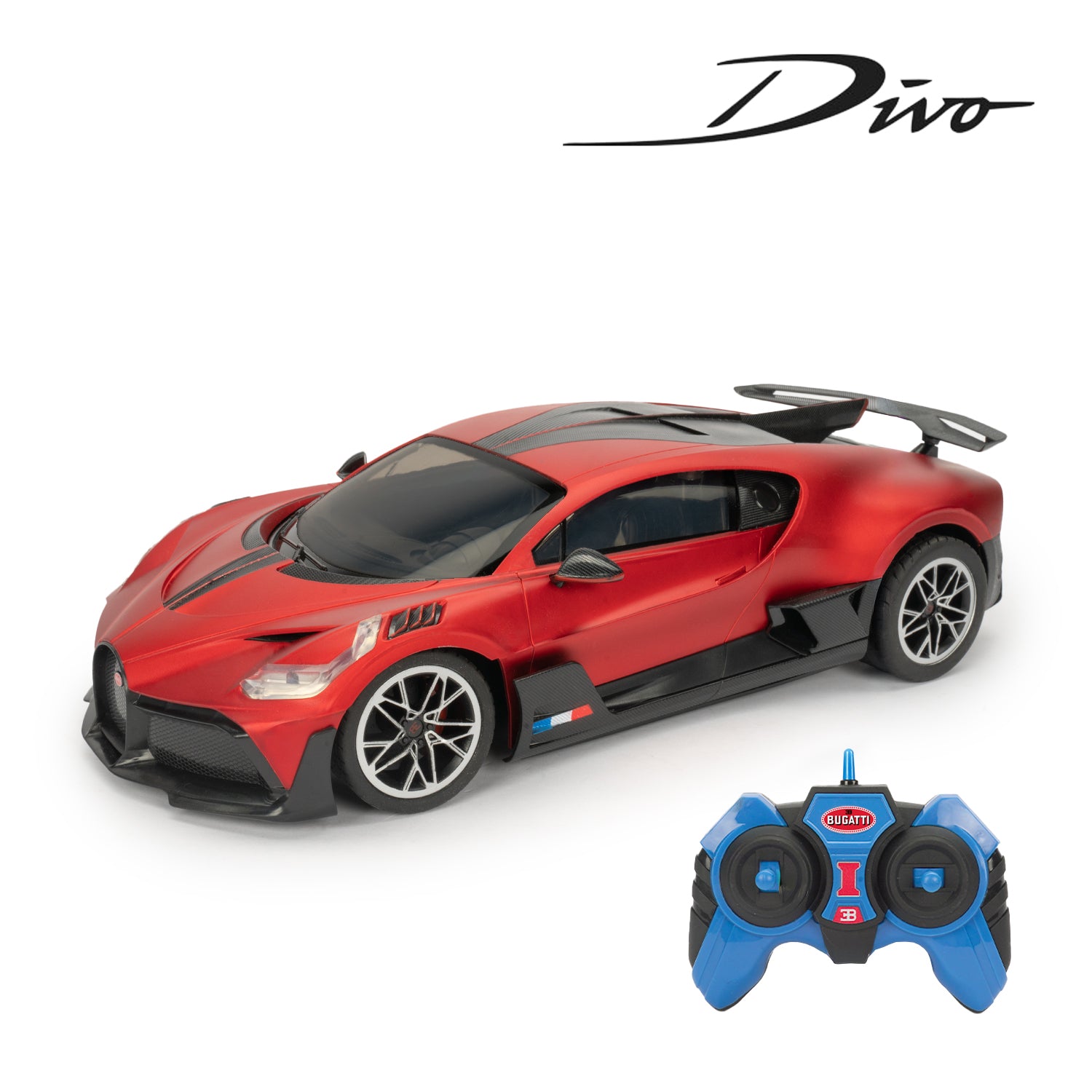 Coche eléctrico a control remoto Bugatti Divo [1:14]