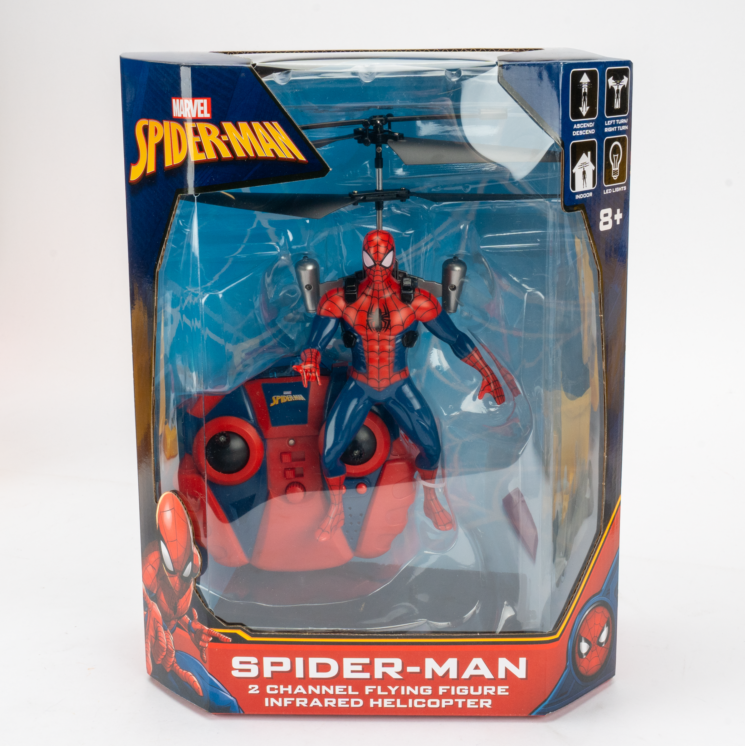 Figura voladora de Spider-Man con control remoto por infrarrojos 