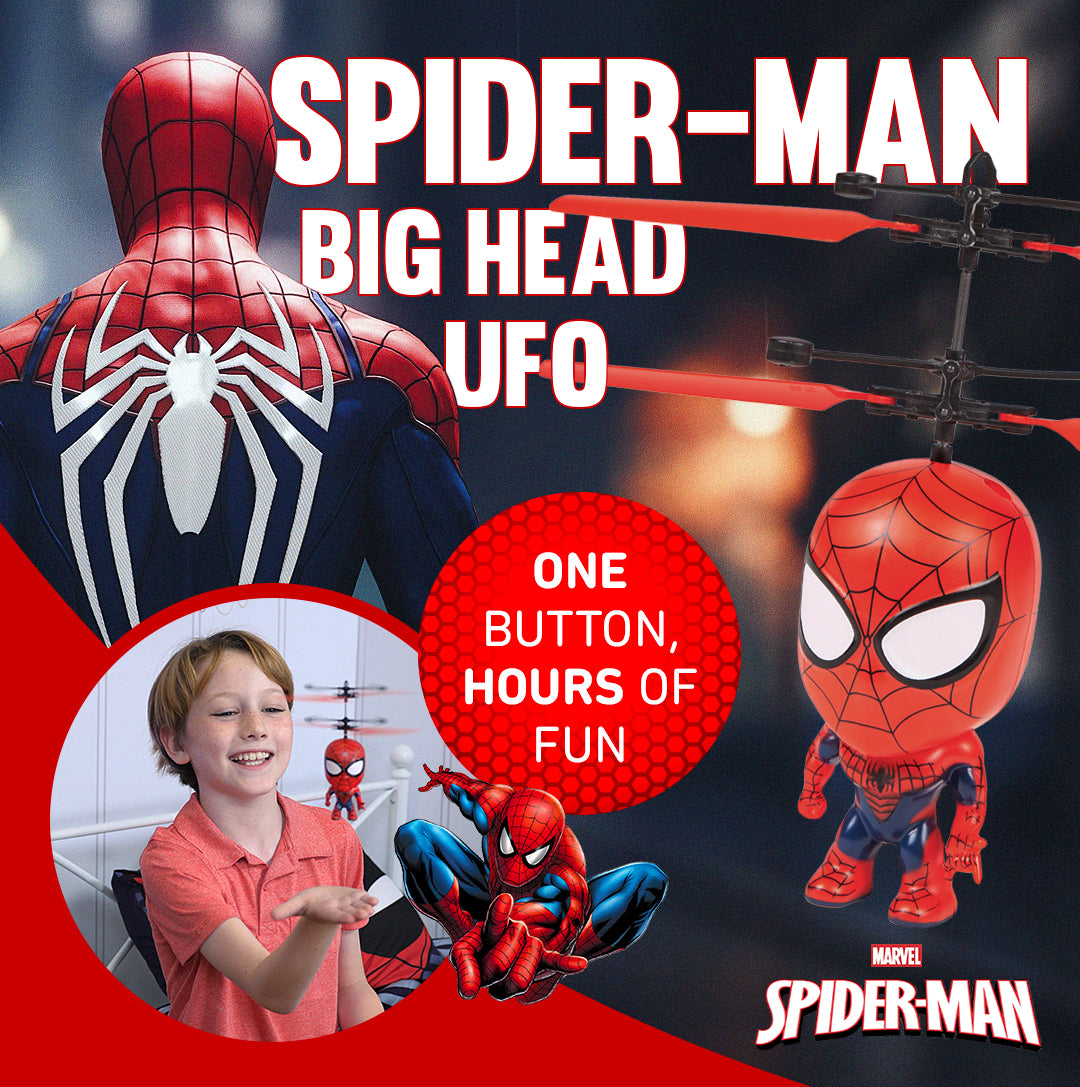 OVNI de cabeza grande de Spider-Man 