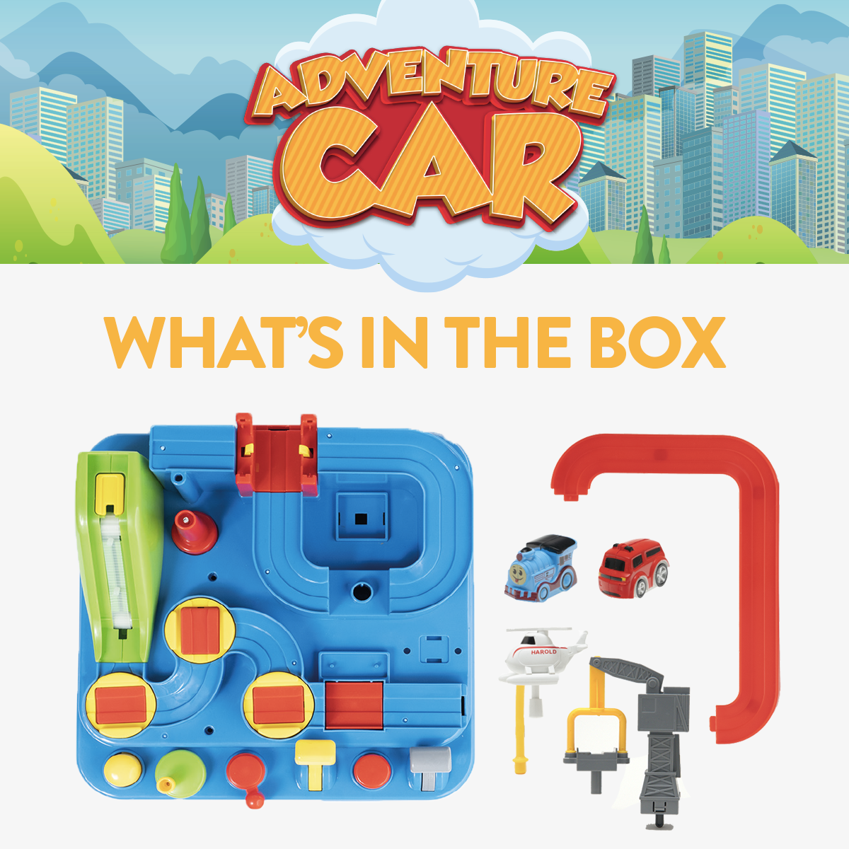 Juego de aventura en coche STEM