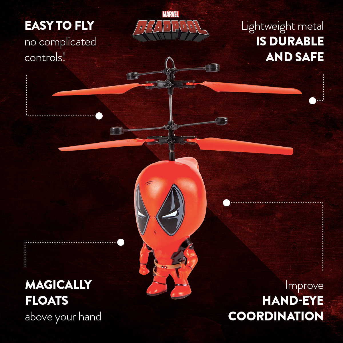 OVNI de cabeza grande de Deadpool