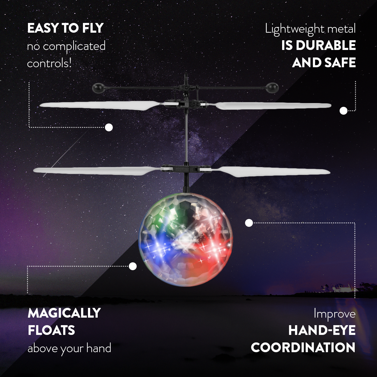 OVNI con sensor de vuelo de cometa