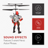 Figura voladora a control remoto con jetpack de Deadpool 