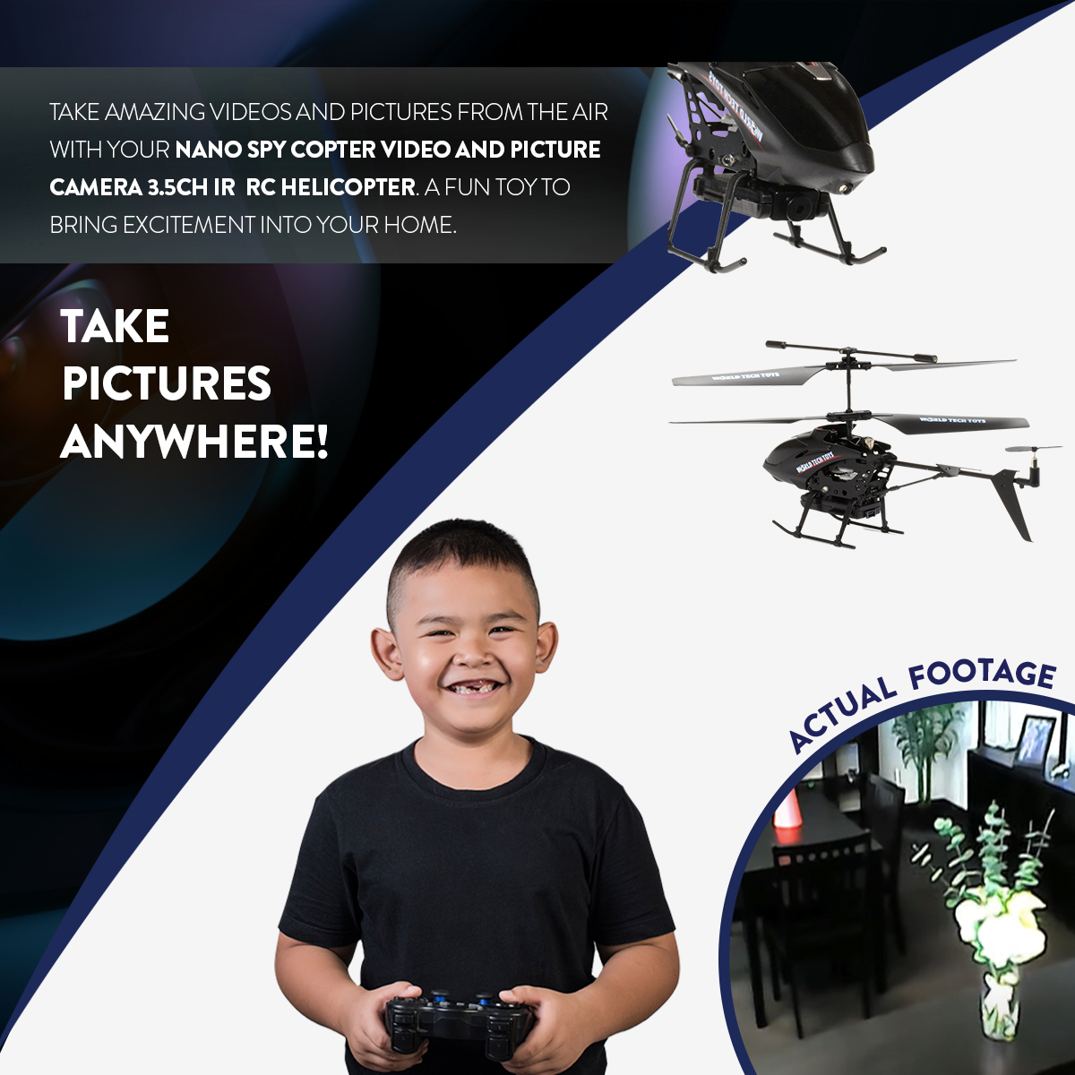 Helicóptero nano espía