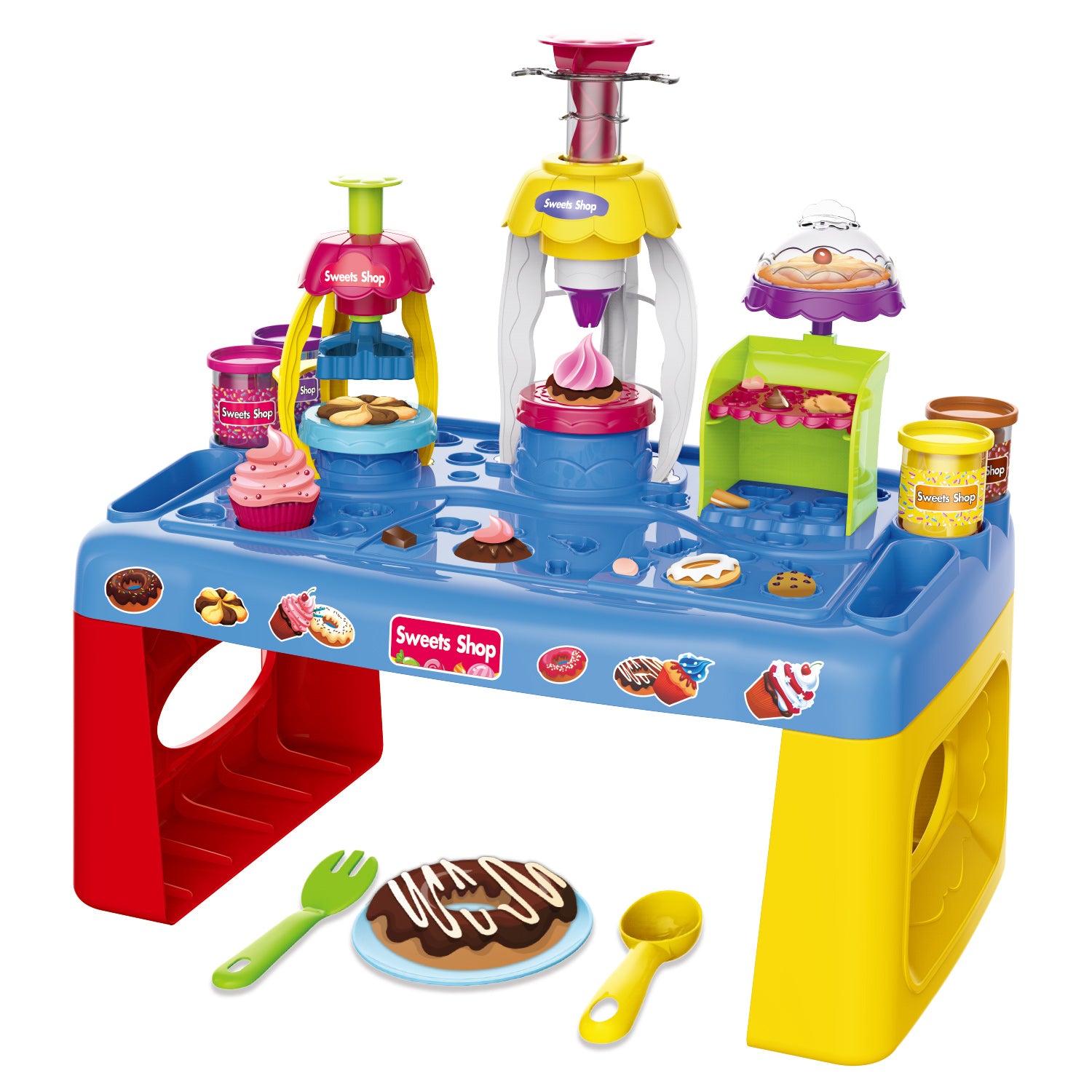 Tienda de dulces de masa de actividades, juego de 37 piezas