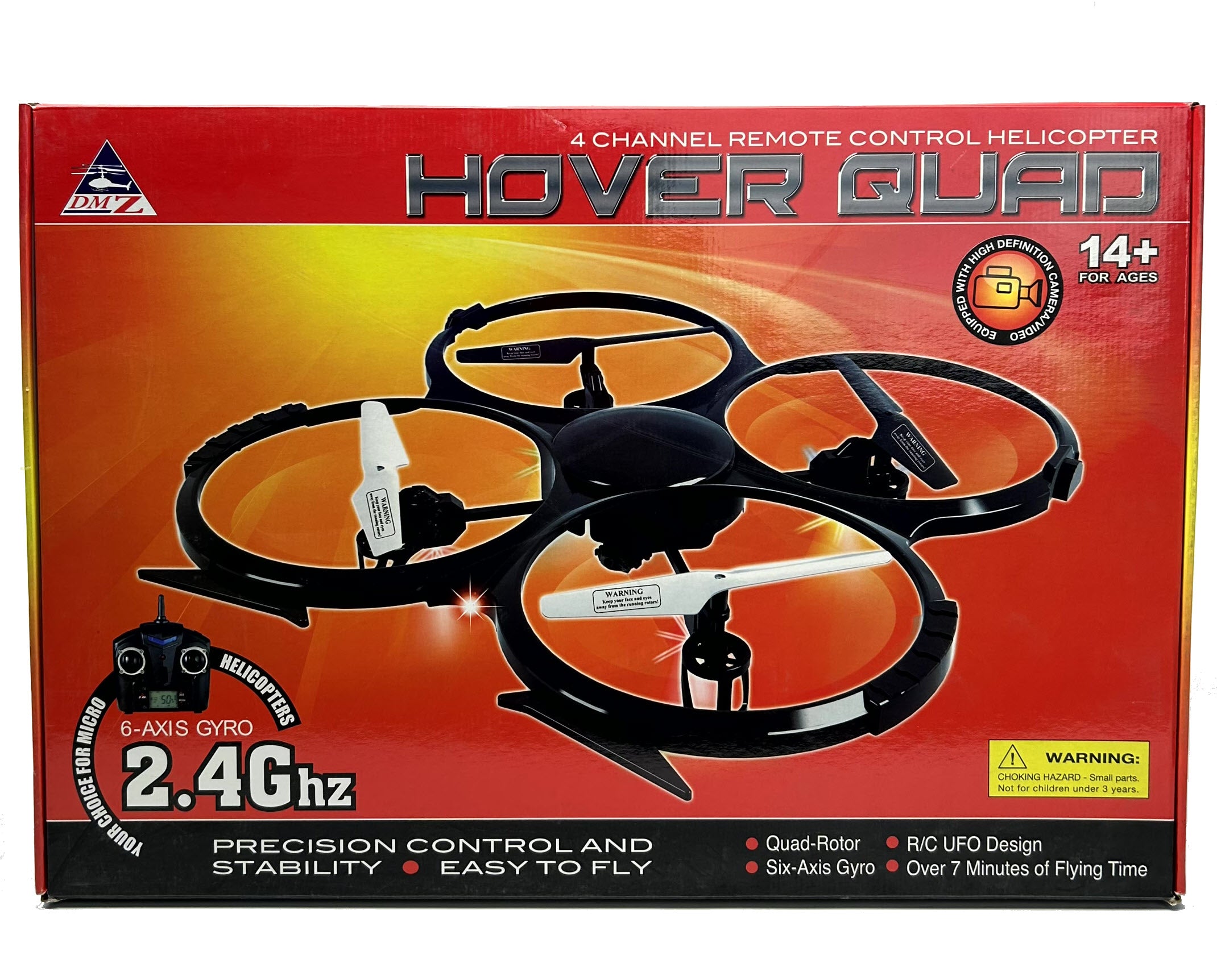 Dron teledirigido DMZ Hover MIC1270 con cámara de 4,5 canales y 2,4 GHz