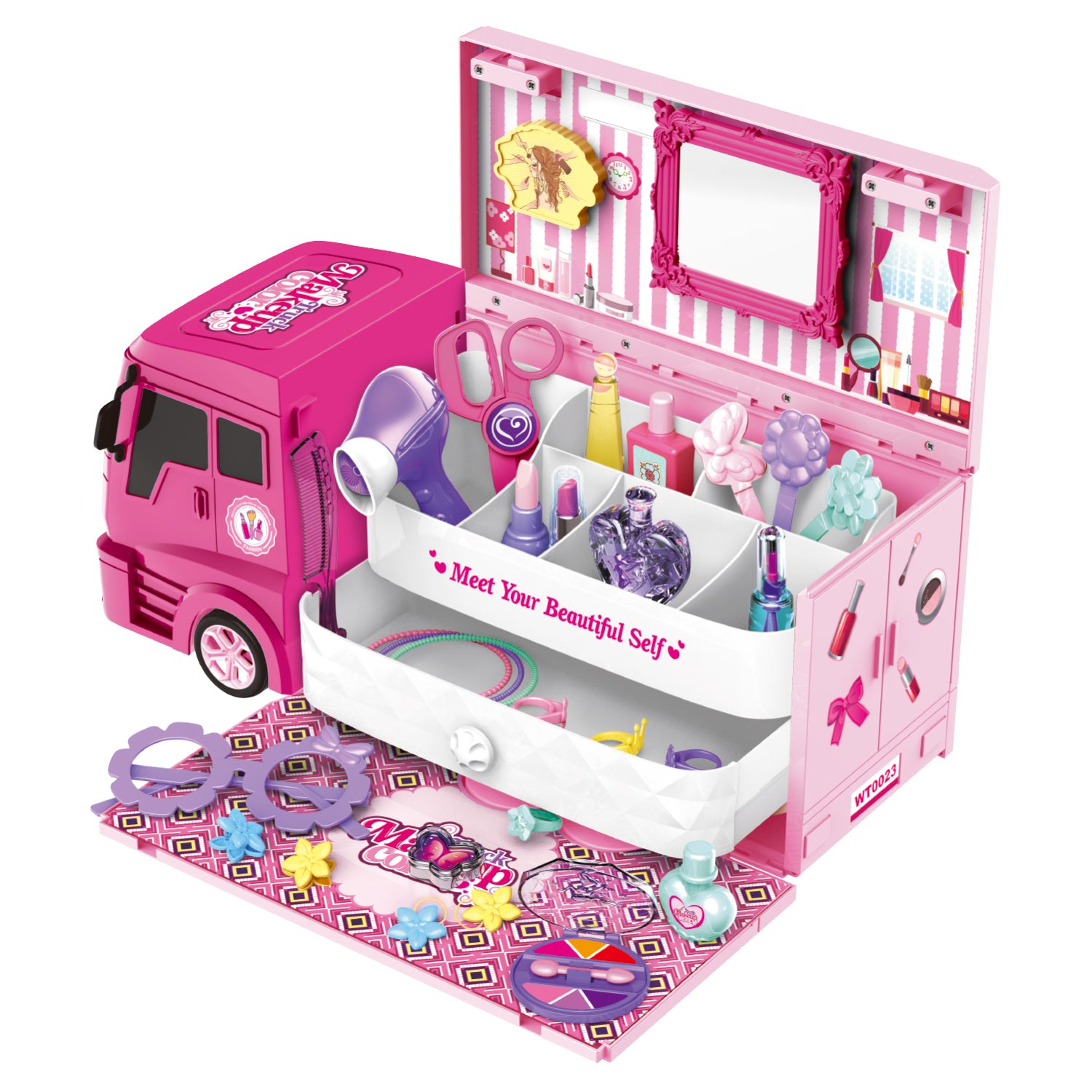 Juego de maquillaje móvil RV de 37 piezas