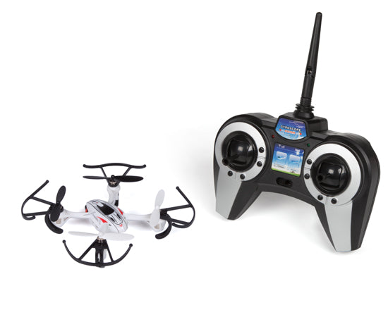 Cuadricóptero eléctrico RC Micro Gear QX 817 de 4 canales y 2,4 GHz