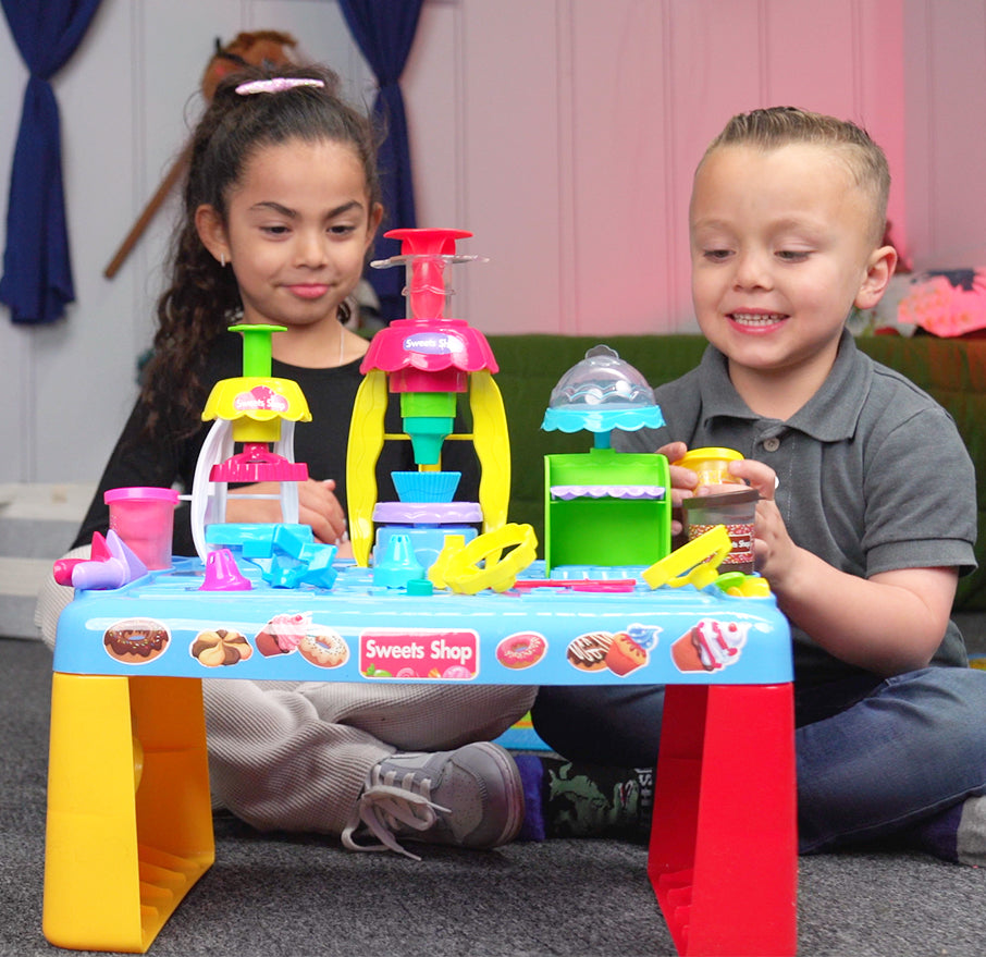 Tienda de dulces de masa de actividades, juego de 37 piezas