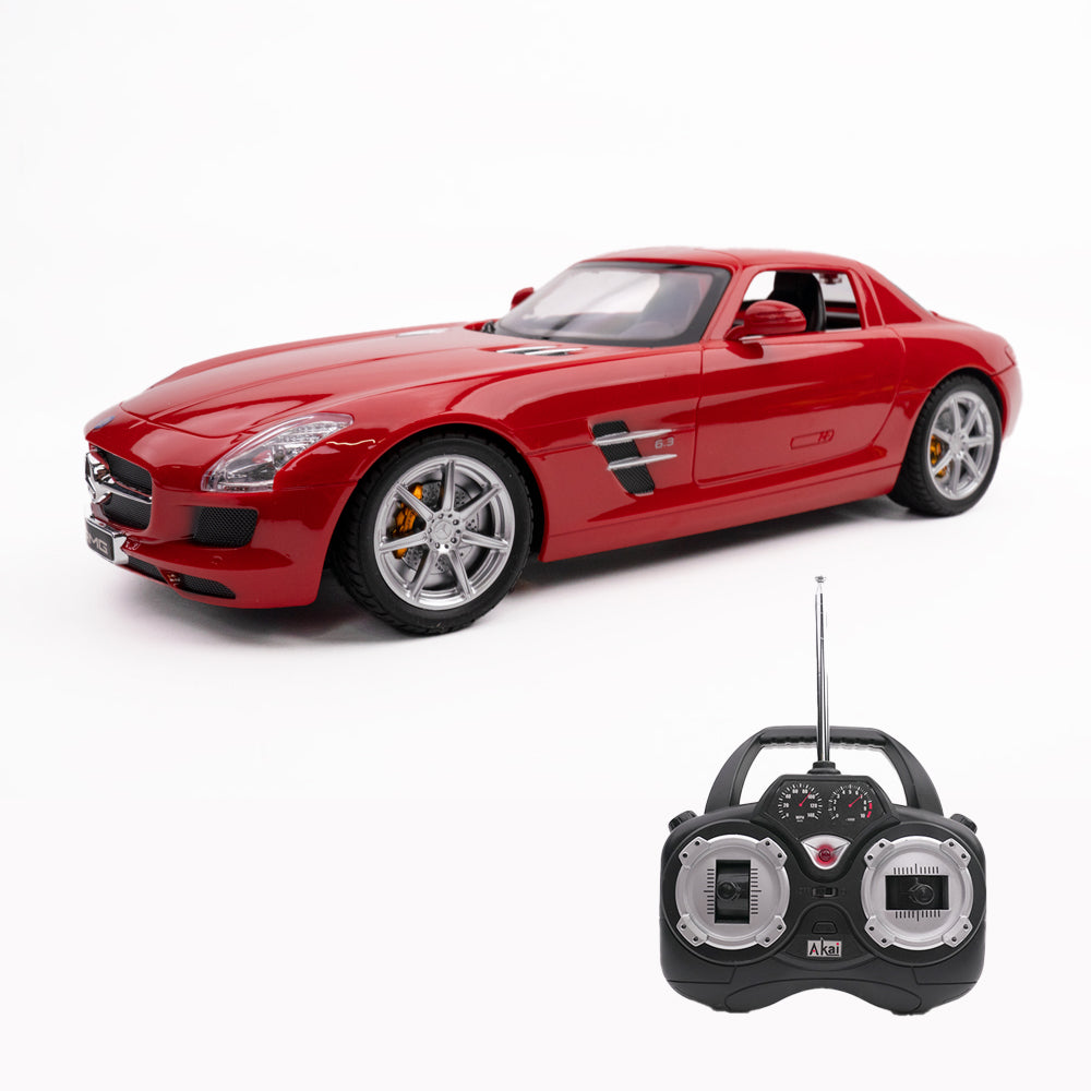 Coche eléctrico RC Mercedes SLS AMG 1:14 RTR con licencia