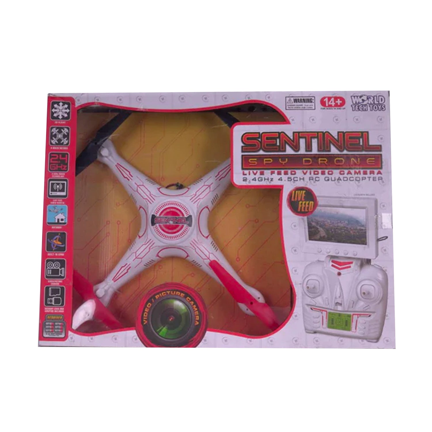 Sentinel 2.4GHz 4.5CH RTF Live-View Camera RC Drone