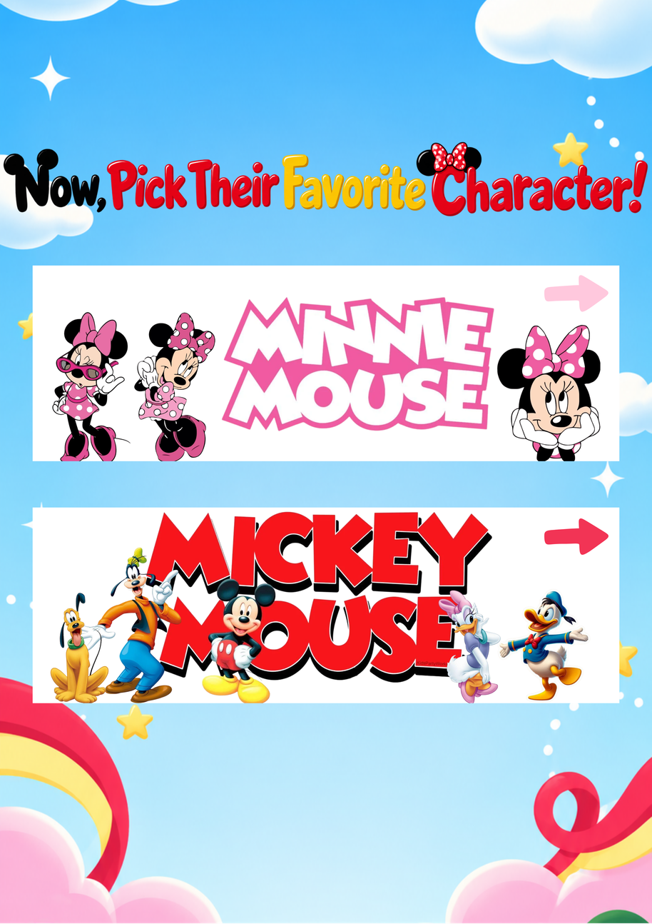 Now, Pick Their Favorite Character!
